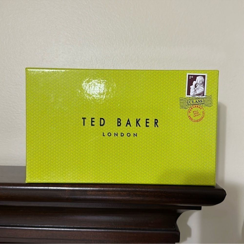 Ted Baker London Green Purple Plum Interior Cardboard Gift Box